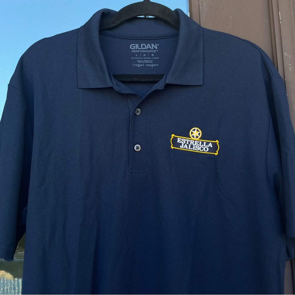 Estrella Jalisco Navy Blue Polo L